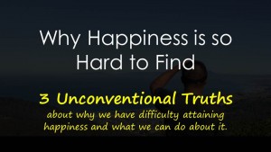 Why Happiness is Hard to Find